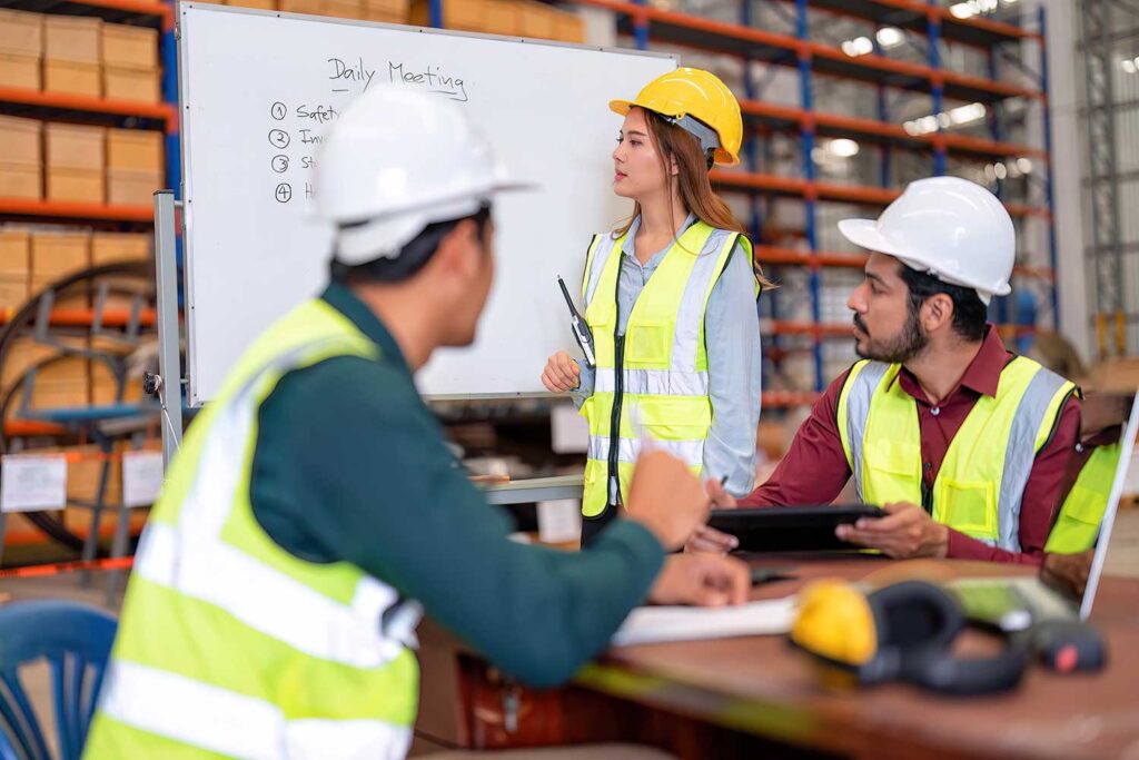 Health and safety daily meeting
