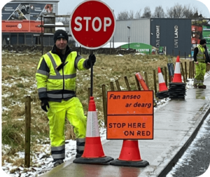 sign lighting and guarding course